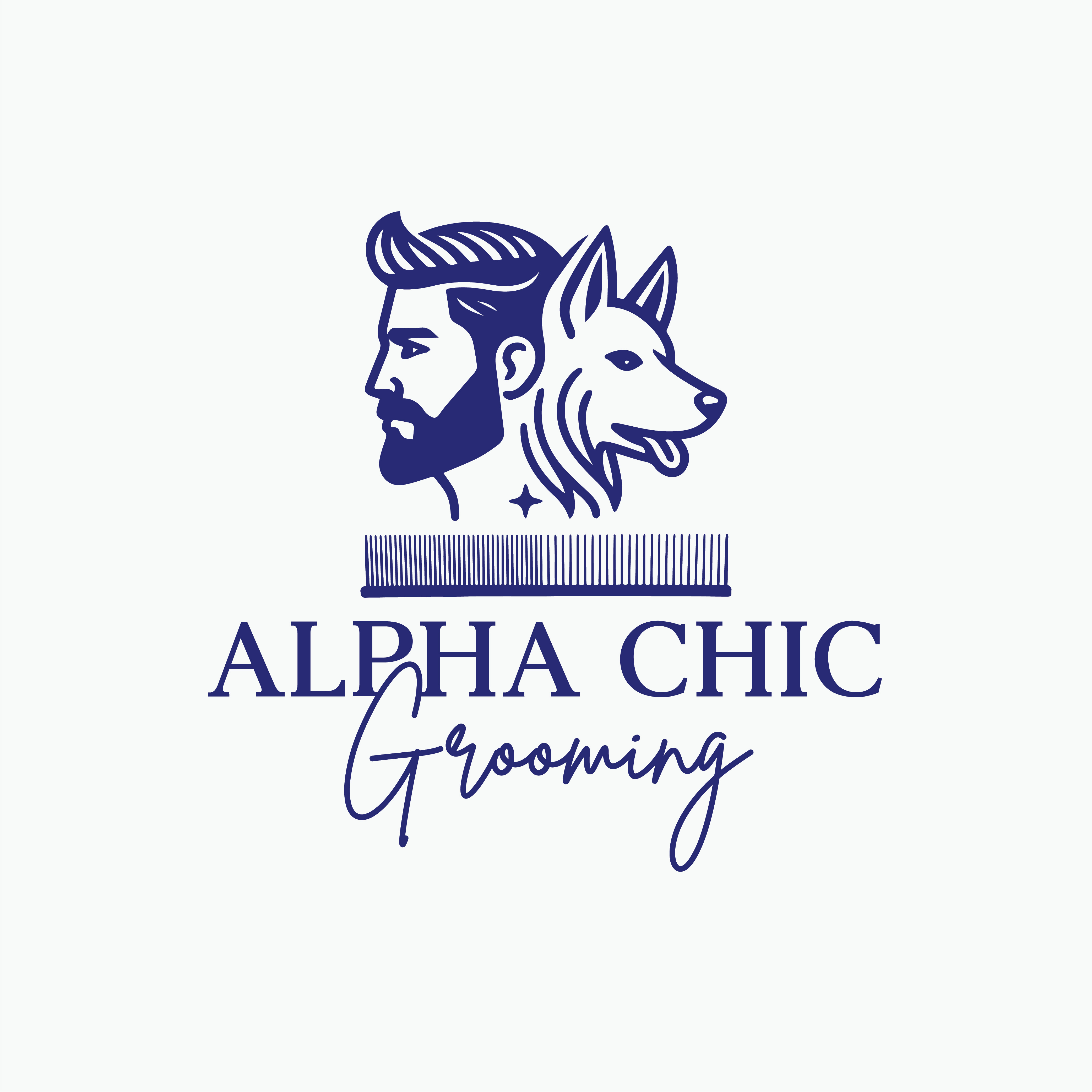 Alpha Chic Grooming LLC. logo